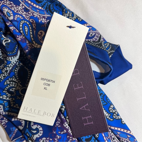 HALE BOB - V-Neck Long-Sleeve Dress - Colbalt - Women’s XL - Picture 13 of 13